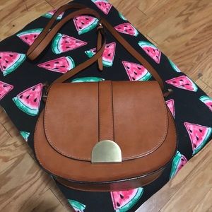 Zara Trafaluc Crossbody Saddle Bag